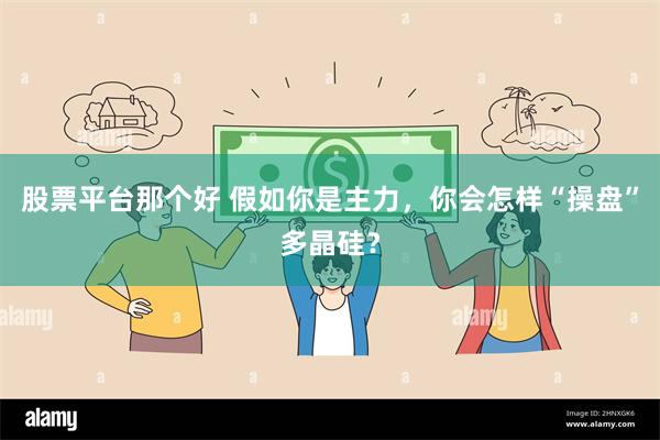 股票平台那个好 假如你是主力，你会怎样“操盘”多晶硅？