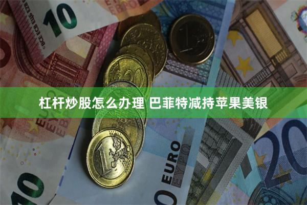 杠杆炒股怎么办理 巴菲特减持苹果美银
